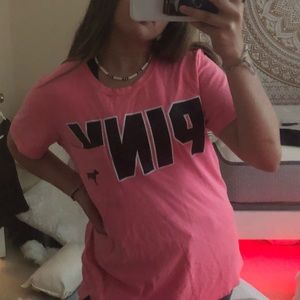 Pink tee